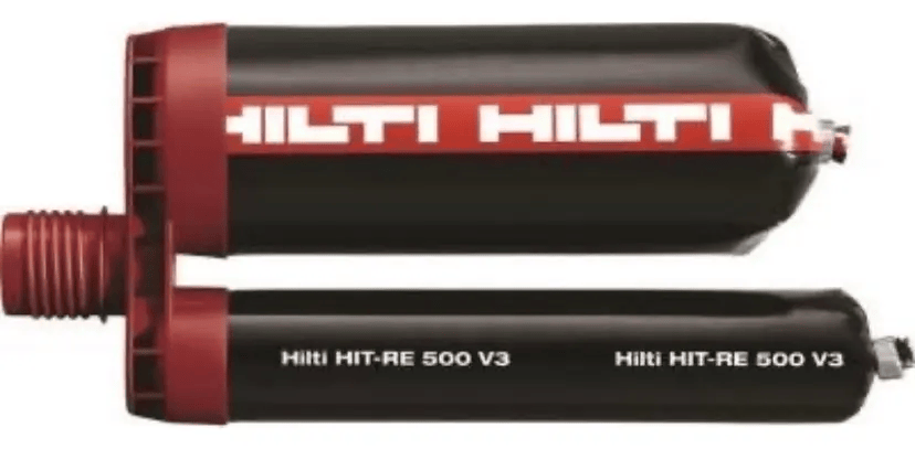 Hilti Epoxico Hit Re 500 V3 500ml Anclaje Adhesivo Rojo
